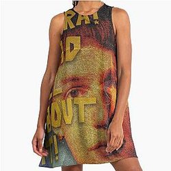 Malcolm Todd Blue A-line Dress