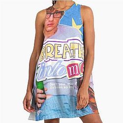 Malcolm Todd Breathe Into Me A-Line Dress
