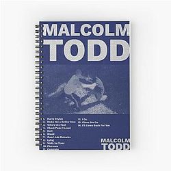 Poster Malcolm Spiral Notebook