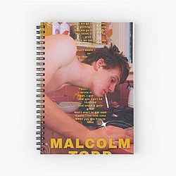 Malcolm Todd Sweet Boy Spiral Notebook