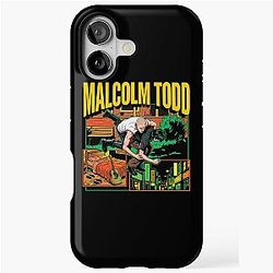Malcolm Todd 2025 iPhone Tough Case Comic Vintage Style