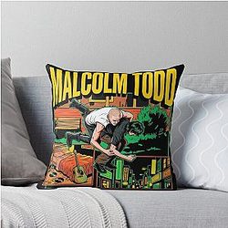 Malcolm Todd 2025 Comic Throw Pillow