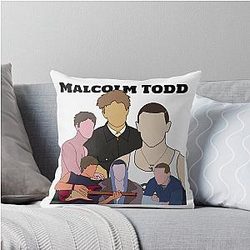 Malcolm Todd Throw Pillow