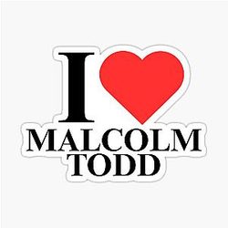 I Love Malcolm Todd Sticker