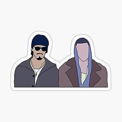 Malcolm Todd and Omar Apollo Sticker