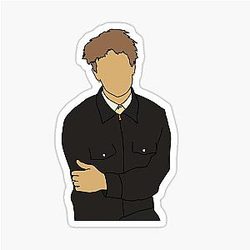 Malcolm Todd Black Jacket Sticker