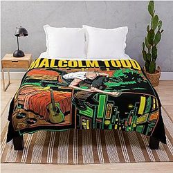 Malcolm Todd 2025 Comic Vintage Style Throw Blanket