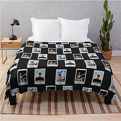Malcolm Todd Painted Sticker Set T Shirt Throw Blanket
