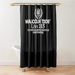 Malcolm x Todd Merch Shower Curtain