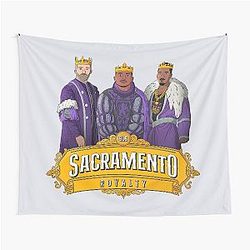 Sacramento Royalty - Malik Monk, Domantas Sabonis and De'Aaron Fox Tapestry