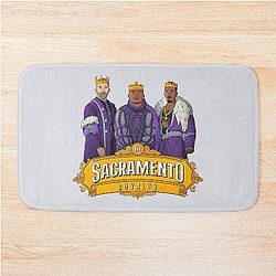 Sacramento Royalty - Malik Monk, Domantas Sabonis and DeAaron Fox Bath Mat