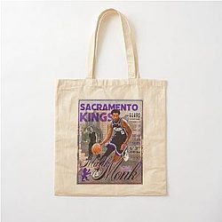 Malik Monk Vintage Trading Card Art Cotton Tote Bag