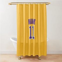 Malik Monk LA Lakers Shower Curtain