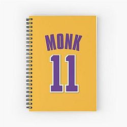 Malik Monk LA Lakers Notebook