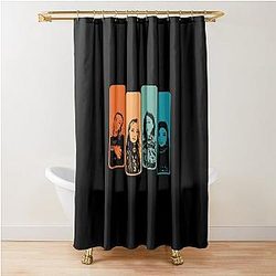 MAMAMOO Colorful Retro Shower Curtain