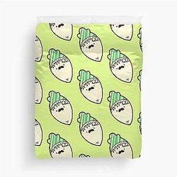 MAMAMOO - Design Radish with Mustache Duvet Cover