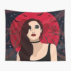 Hwasa Mamamoo Vampire Close-up Digital Art Tapestry