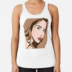 Solar Mamamoo Digital Art Racerback Tank