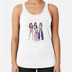 MAMAMOO ILLILLA Digital Illustration Racerback Tank Top