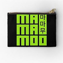 MAMAMOO Green Zipper Pouch