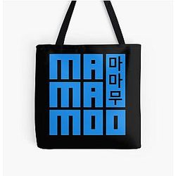 MAMAMOO (MAMAMOO) Blue Over Print Tote Bag