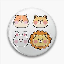 Chibi Mamamoo Animals Pin