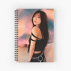 Lovely Wheein Mamamoo Fanart Spiral Notebook