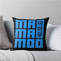 MAMAMOO Blue Throw Pillow