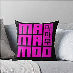 MAMAMOO Pink Throw Pillow
