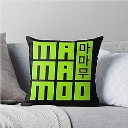 MAMAMOO Green Throw Pillow