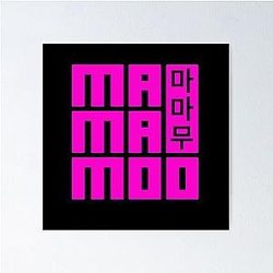 MAMAMOO Pink Poster