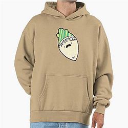 MAMAMOO Design Radish with Mustache Oversized Hoodie