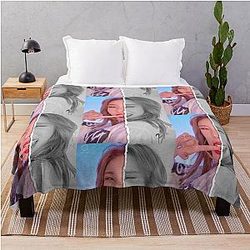 MAMAMOO Wheein Divided Photo Throw Blanket