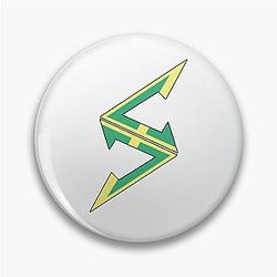 Mandjtv Team Sky Merch White Pin
