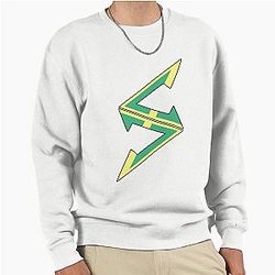 Mandjtv Team Sky Merch White Pullover Sweatshirt
