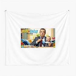 Man Vs Baby Merch Man Vs Baby Tapestries