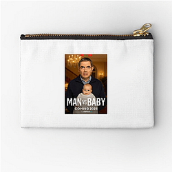 Man Vs Baby Merchandise Man Vs Baby Zipper Pouches