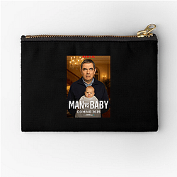 Man Vs Baby Merchandise Man Vs Baby Zipper Pouches