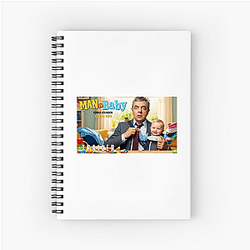 Man Vs Baby Merch Man Vs Baby Notebook