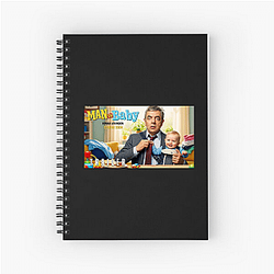 Man Vs Baby Merch Man Vs Baby Notebook