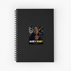 Man Vs Baby Merch For Fans Man Vs Baby Notebook