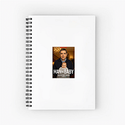 Man Vs Baby Merchandise Man Vs Baby Notebook