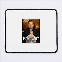 Man Vs Baby Signature Man Vs Baby Mouse Pads