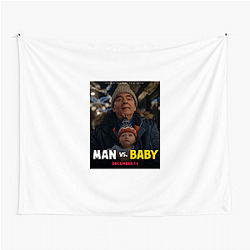 Man Vs Baby Merch For Fans Man Vs Baby Tapestries
