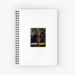 Man Vs Baby Merch For Fans Man Vs Baby Notebook