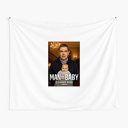 Man Vs Baby Merchandise Man Vs Baby Tapestries