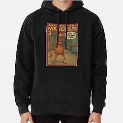 Marcus the Worm Retro Parody Hoodie Pullover