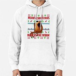 Marcus The Worm Ugly Christmas Sweater Pullover Hoodie