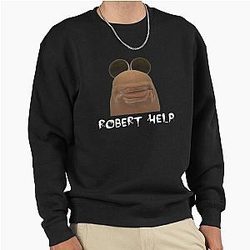 Marcus Worm Help Pullover Sweatshirt