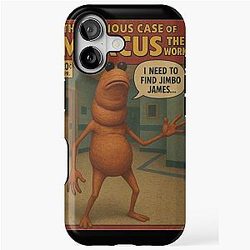 Marcus the Worm Retro Parody iPhone Case
